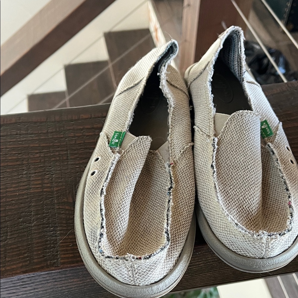 Sanuk Women's Moccasins - Cream